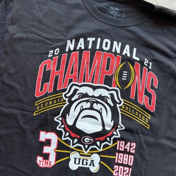 UGA 2021 National Champions T-Shirt - Picture 4 of 5